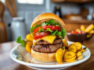 Hambúrguer Pequeno com Sabor Brasileiro