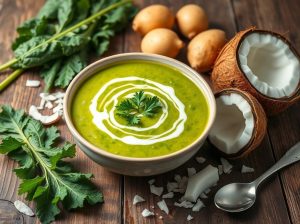 Caldo Verde Cremoso com Toque de Coco