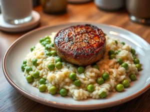 Risoto dos Sonhos com Medalhão de Filé Mignon