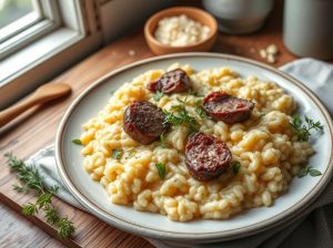 Risoto de Filé Mignon com Queijo dos Sonhos