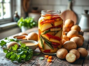 Conserva de Batata no Vinagre Tropical