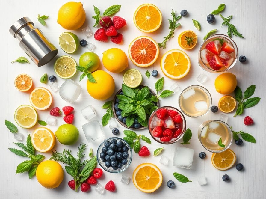 Ingredientes para Drinks Sem Álcool: Criando Bebidas Refrescantes e Deliciosas