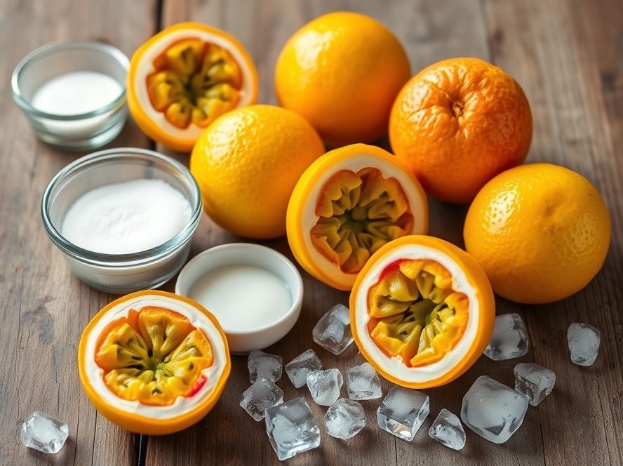 Ingredientes para Geladinho Gourmet de Maracujá: A Receita Perfeita para o Seu Verão