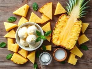 Deliciosos Ingredientes para Gelado de Abacaxi: A Receita Perfeita para o Verão