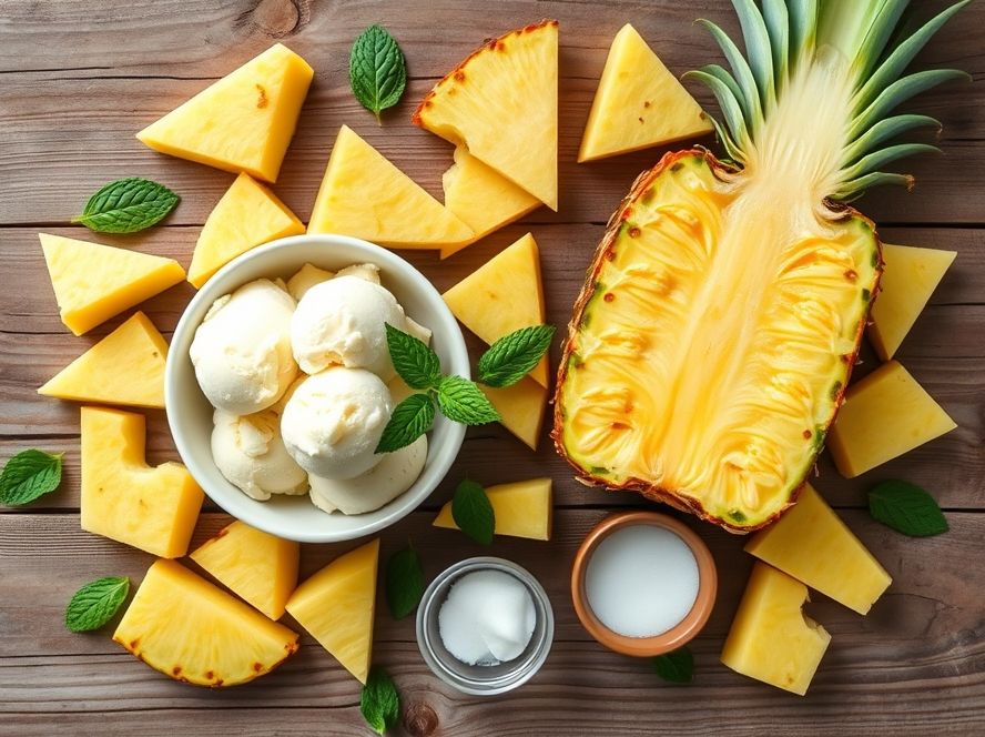 Deliciosos Ingredientes para Gelado de Abacaxi: A Receita Perfeita para o Verão