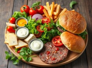 Os Melhores Ingredientes para Hamburguesas Gourmet: Transforme Seu Lanche em uma Experiência Gastronômica