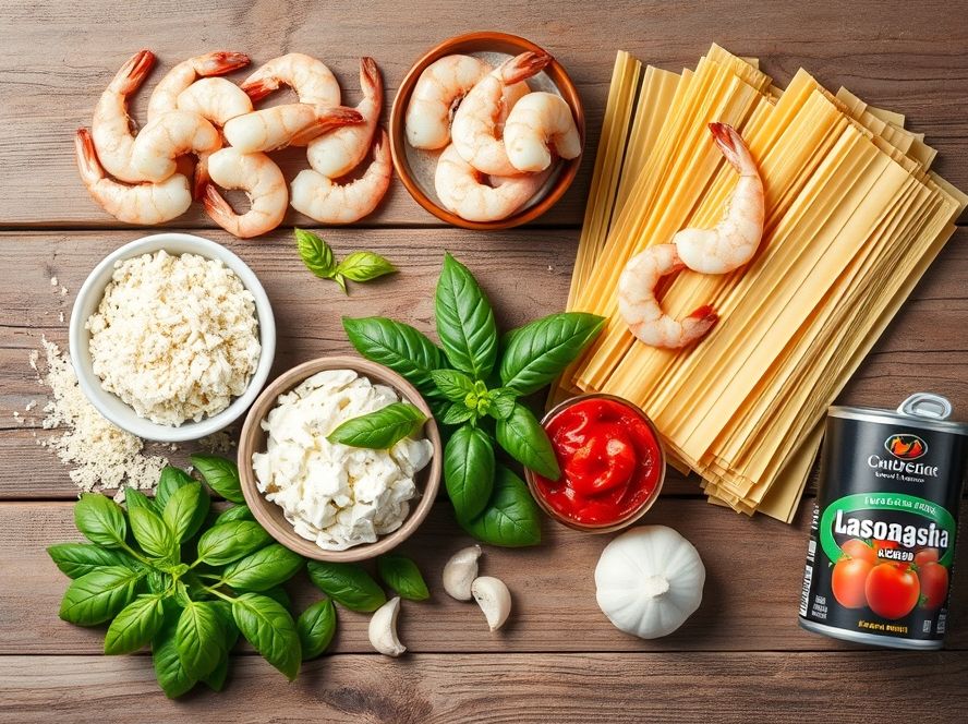 Os Melhores Ingredientes para Lasanha de Camarão: Uma Receita Irresistível