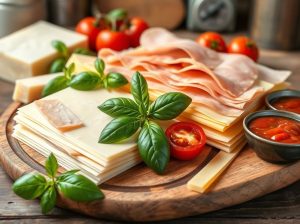 Os Melhores Ingredientes para Lasanha de Queijo e Presunto: Um Guia Completo