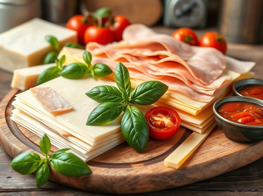 Os Melhores Ingredientes para Lasanha de Queijo e Presunto: Um Guia Completo