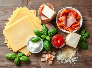 Os Melhores Ingredientes para Lasanha de Presunto e Queijo: Uma Receita Irresistível