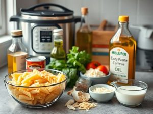 Os Melhores Ingredientes para Macarrão Cremoso na Panela de Pressão